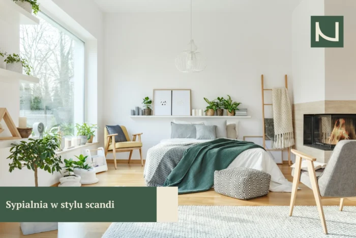 Sypialnia w stylu scandi