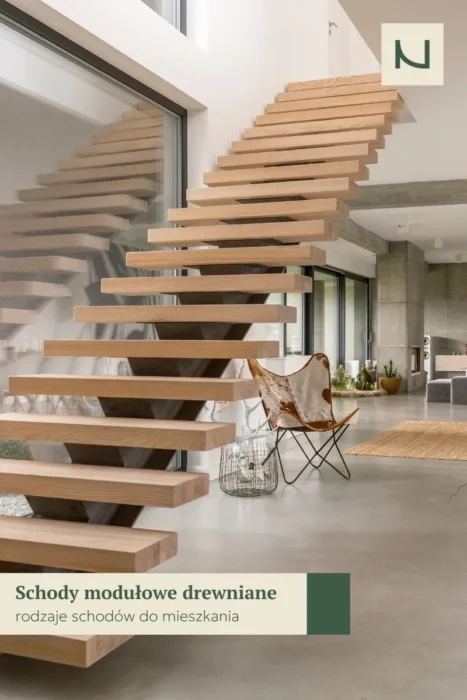 drewniane schody modułowe